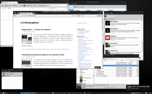 The Elegant Bird theme on Xubuntu 12.10