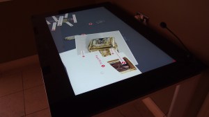 The app with some content left open